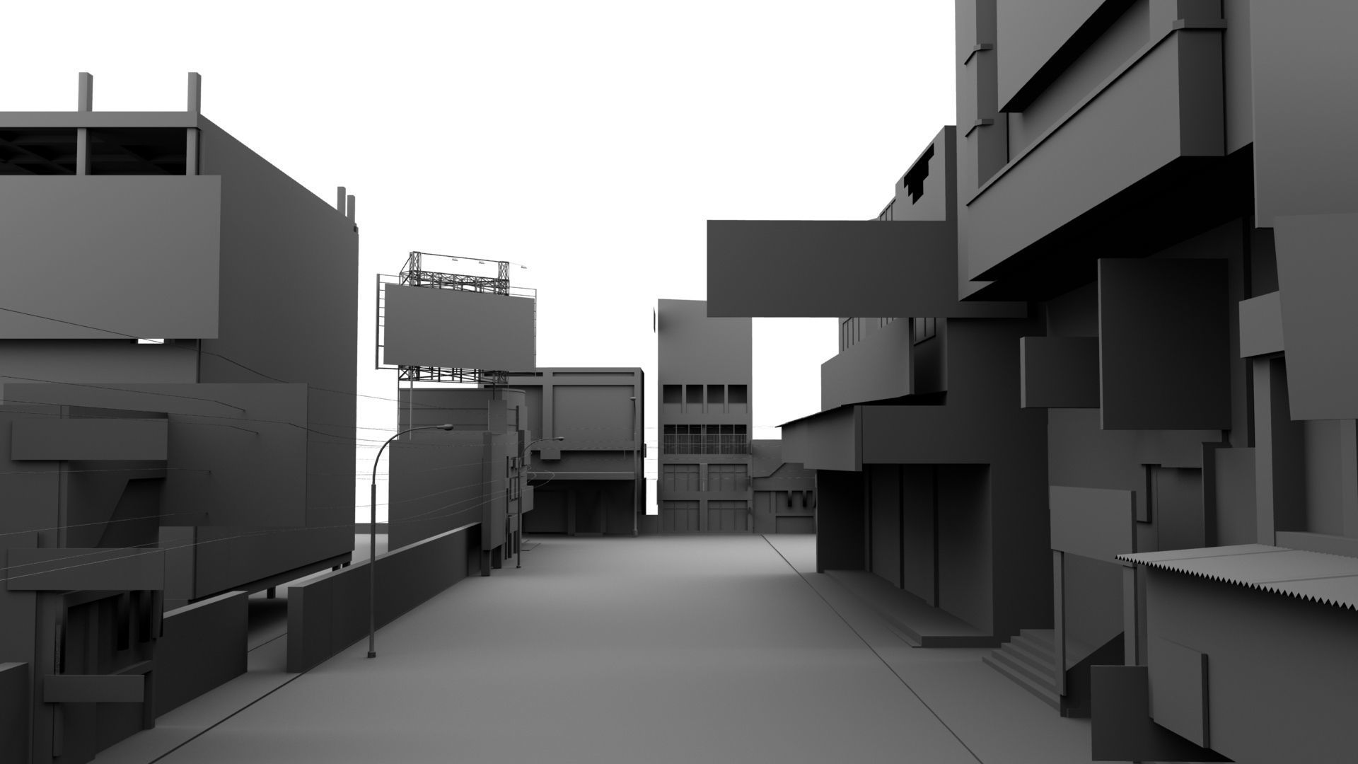 india street 3d model 3D model_2