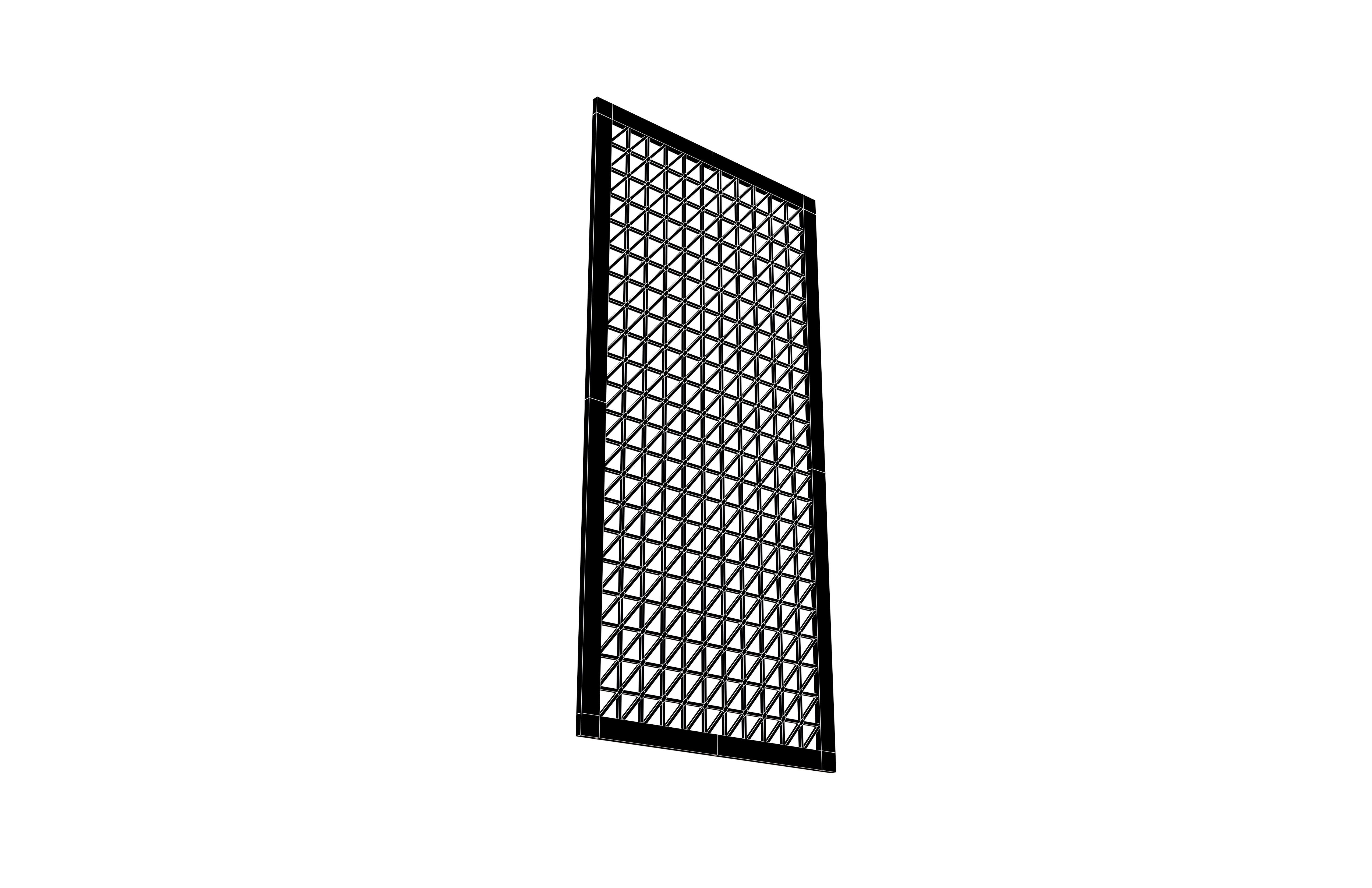 Mesh Panel v1 003 Low-poly 3D model_5