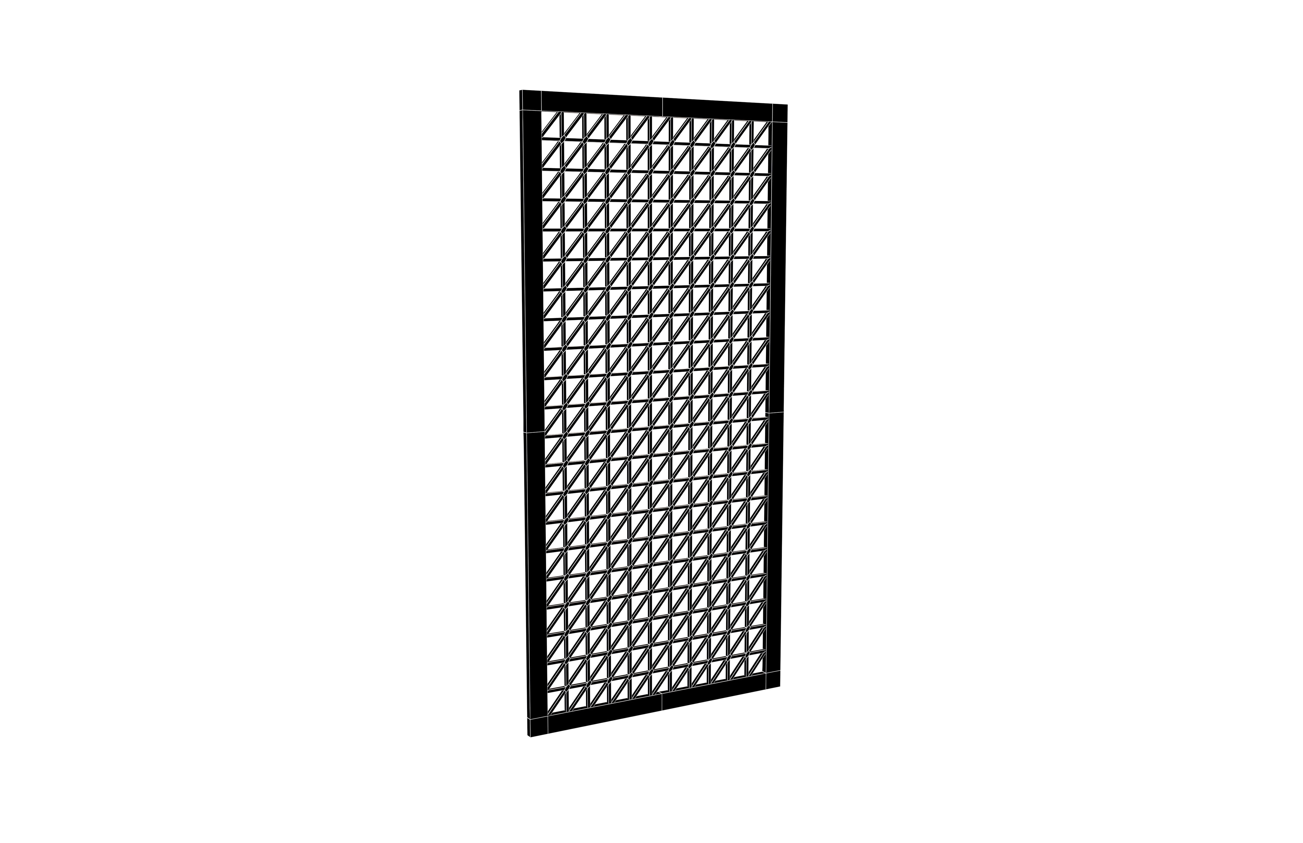 Mesh Panel v1 003 Low-poly 3D model_7
