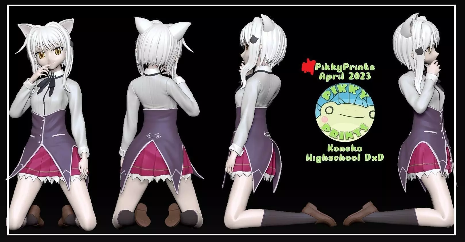 Koneko Toujou - Highschool DxD 3D print model_0