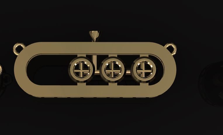 messika pendent  3D print model_3