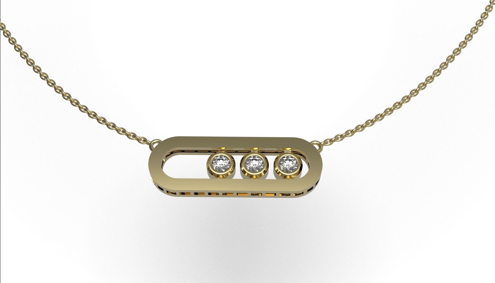 messika pendent  3D print model_9