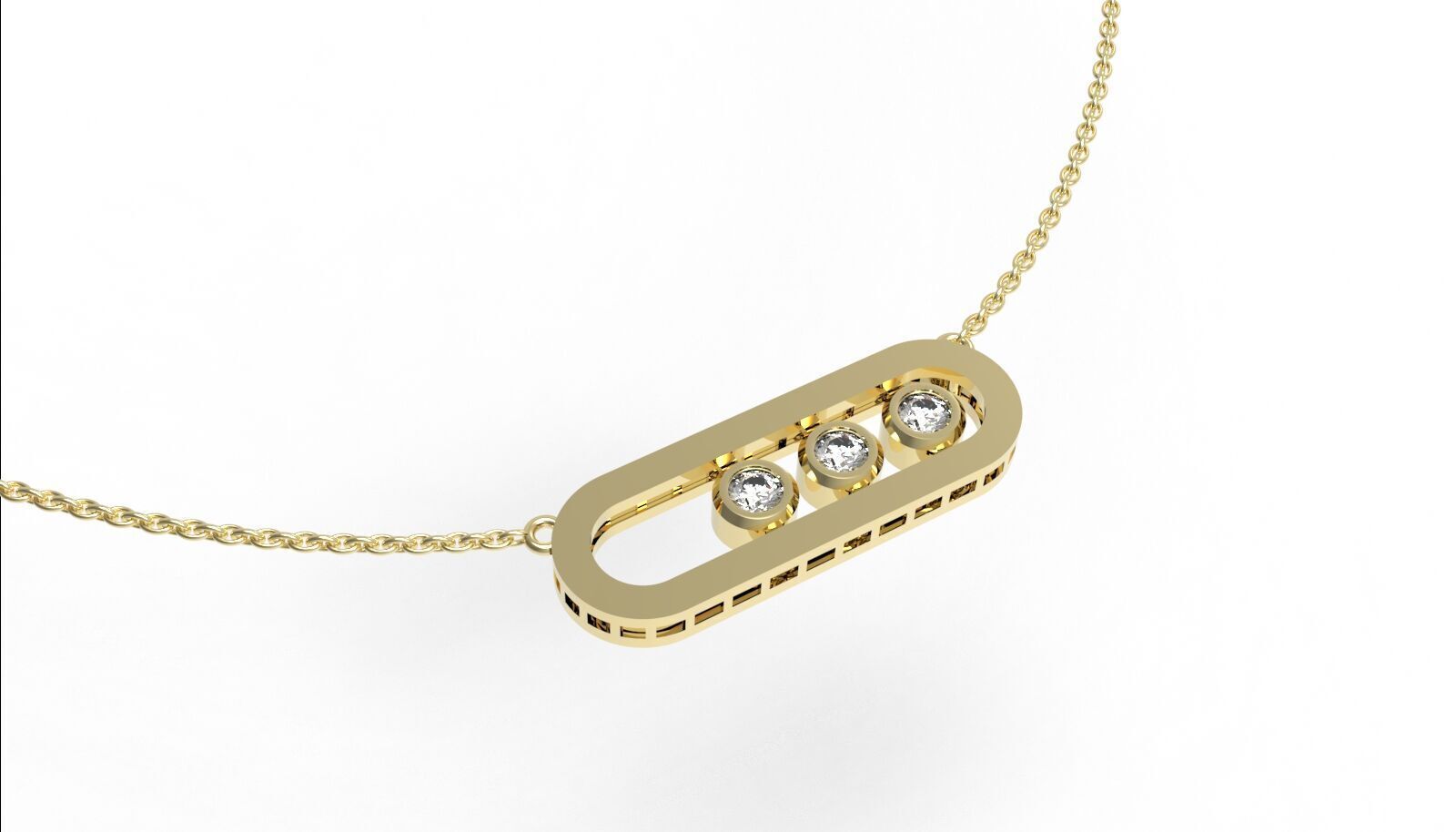 messika pendent  3D print model_2