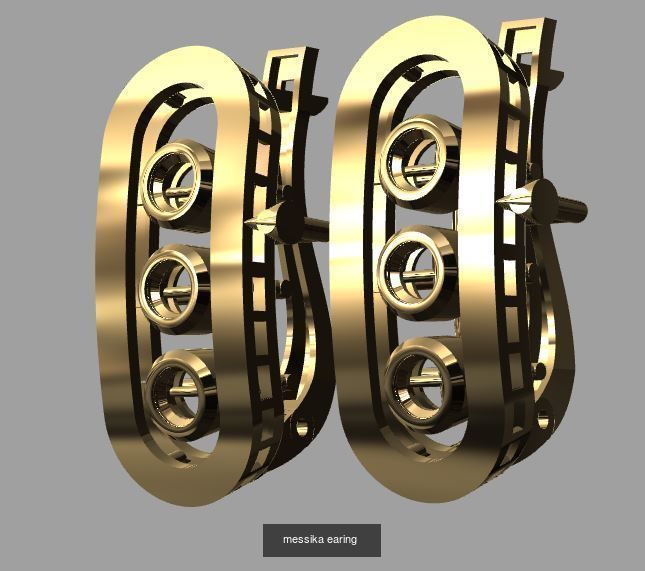 messika set trio 3D Model Collection_2