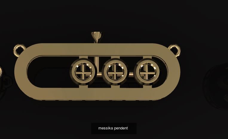 messika set trio 3D Model Collection_4