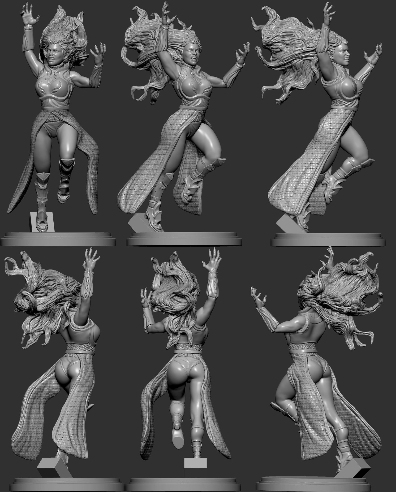 Seven Blades Project - Carmilla The Vampire 3D model_2