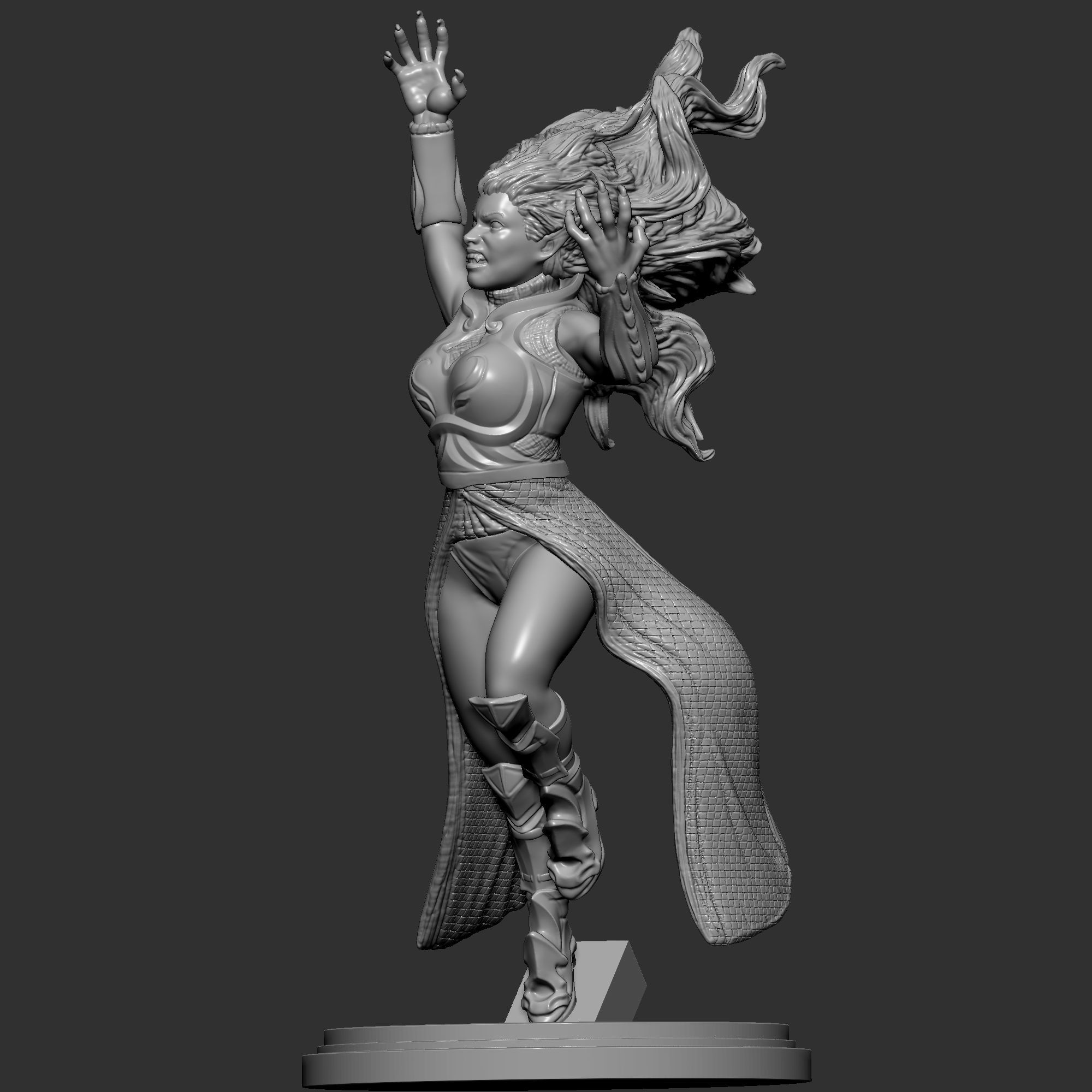 Seven Blades Project - Carmilla The Vampire 3D model_7