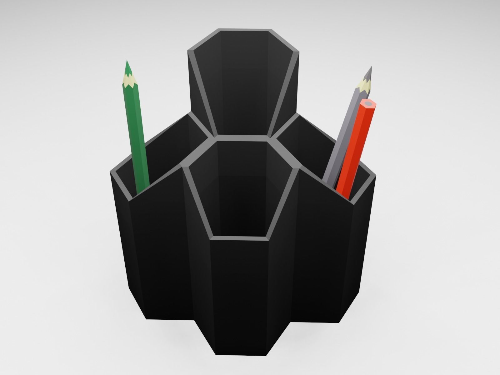 Pencil and pen organizer Holder 3D print model 3D print model_2