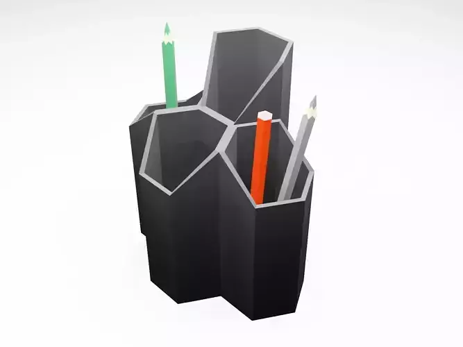 Pencil and pen organizer Holder 3D print model 3D print model
