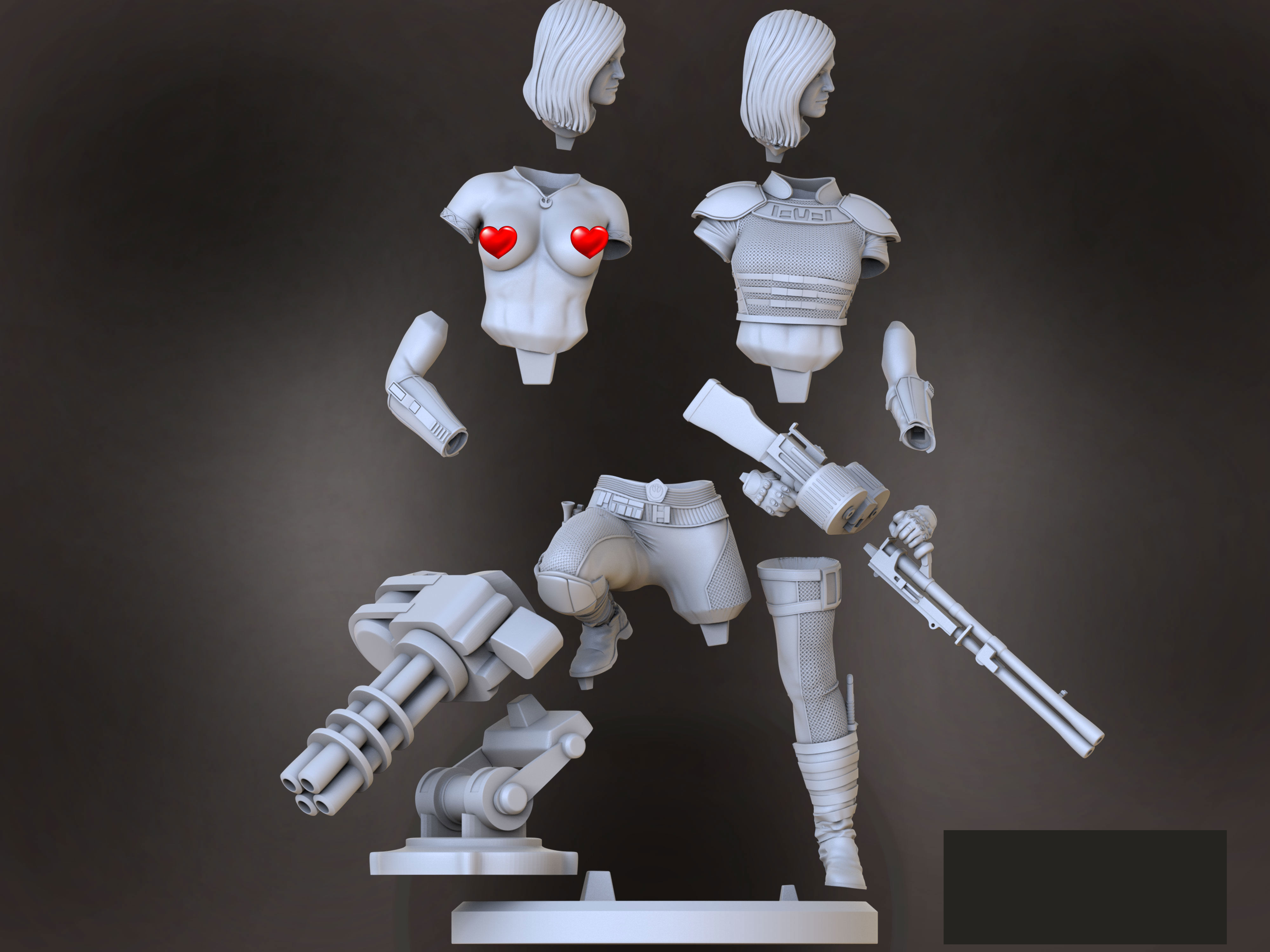CARA DUNE 3D print model_1