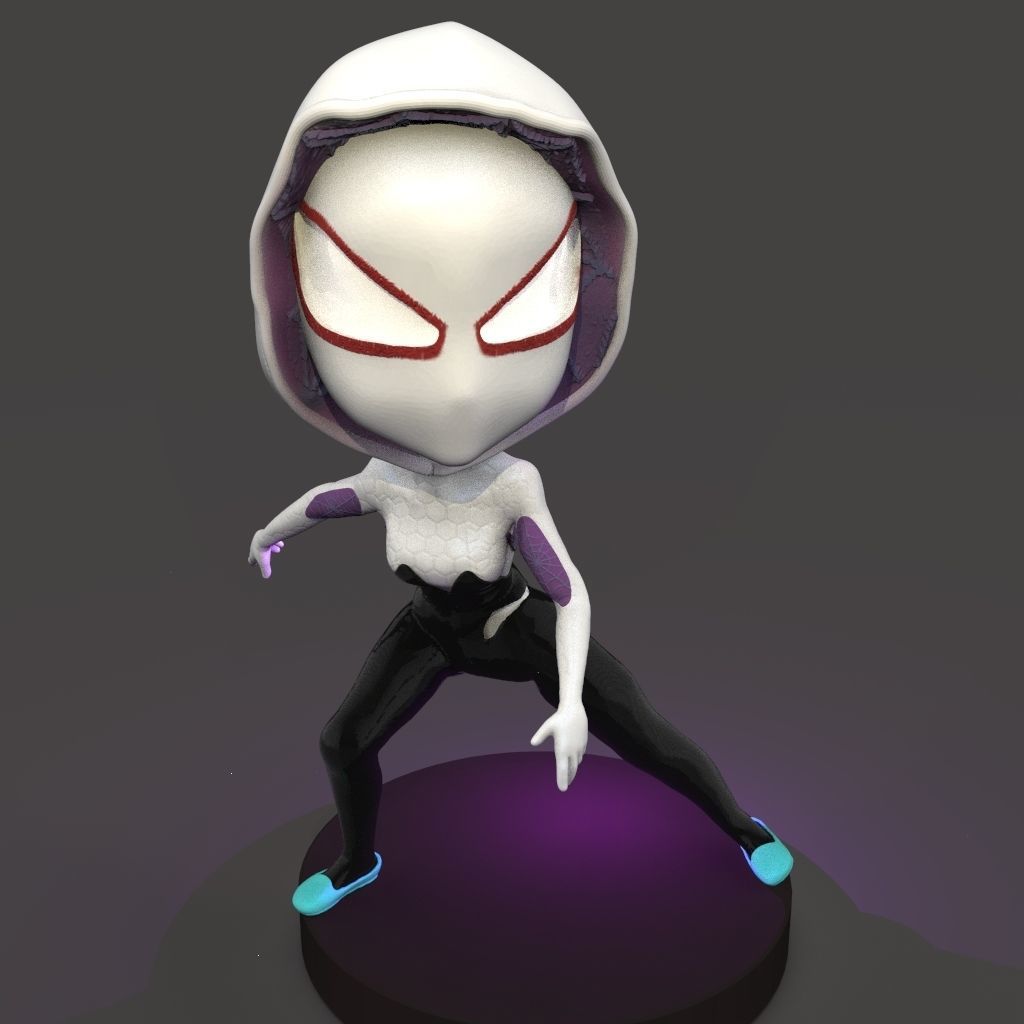 Spider Gwen 3D print model_5