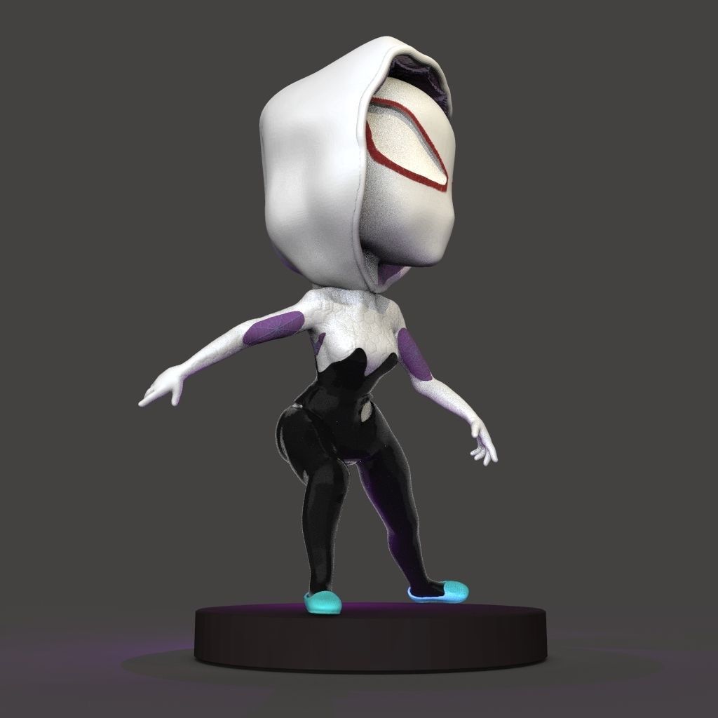 Spider Gwen 3D print model_3