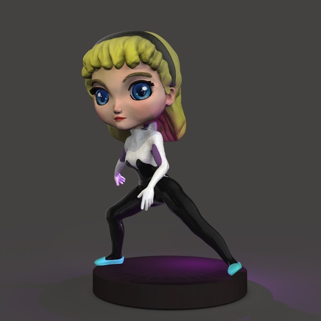Spider Gwen 3D print model_14