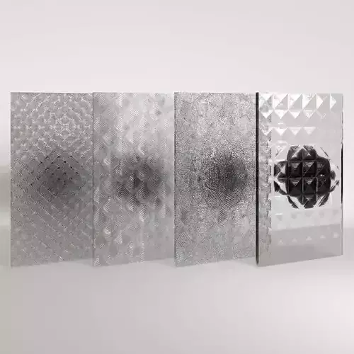 Fluted Glass  Texture