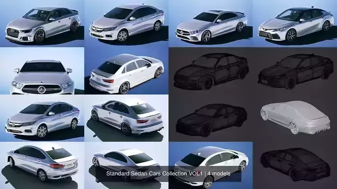 Sedan Cars Collection VOL1