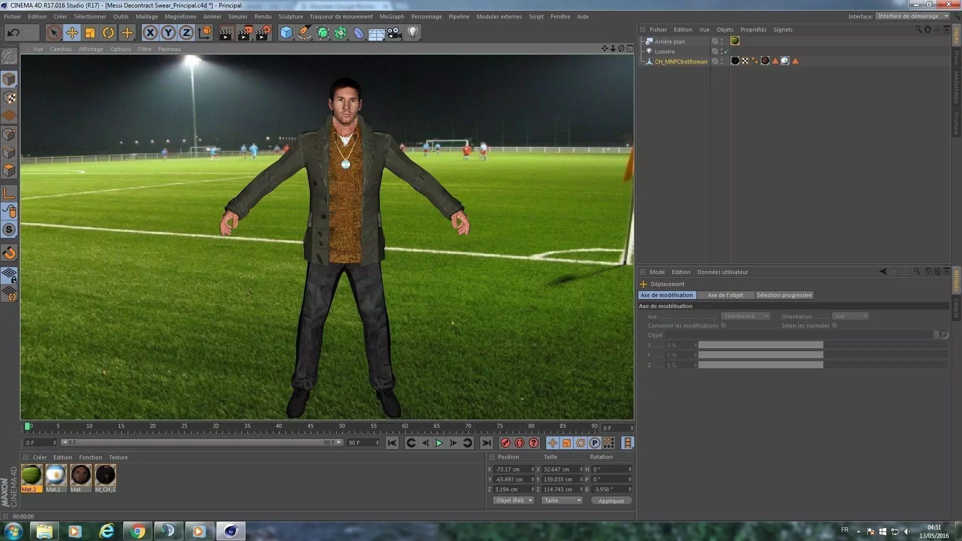 Messi Argentine Free 3D model