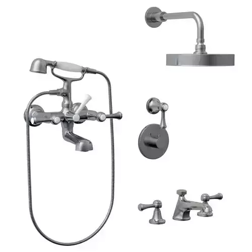 Zucchetti Kos Taps Set 3D model