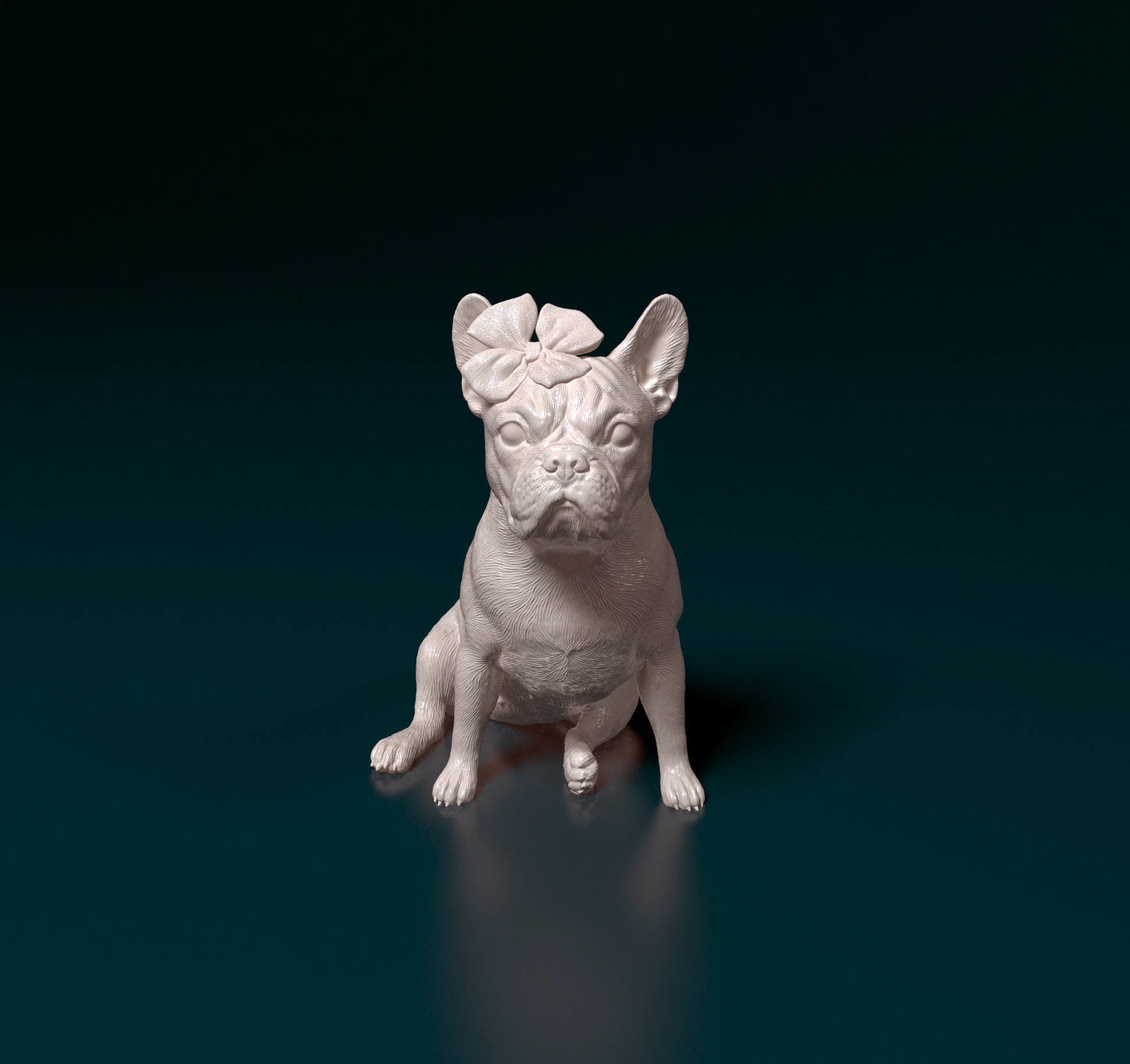 French bulldog 012 3D print model_1