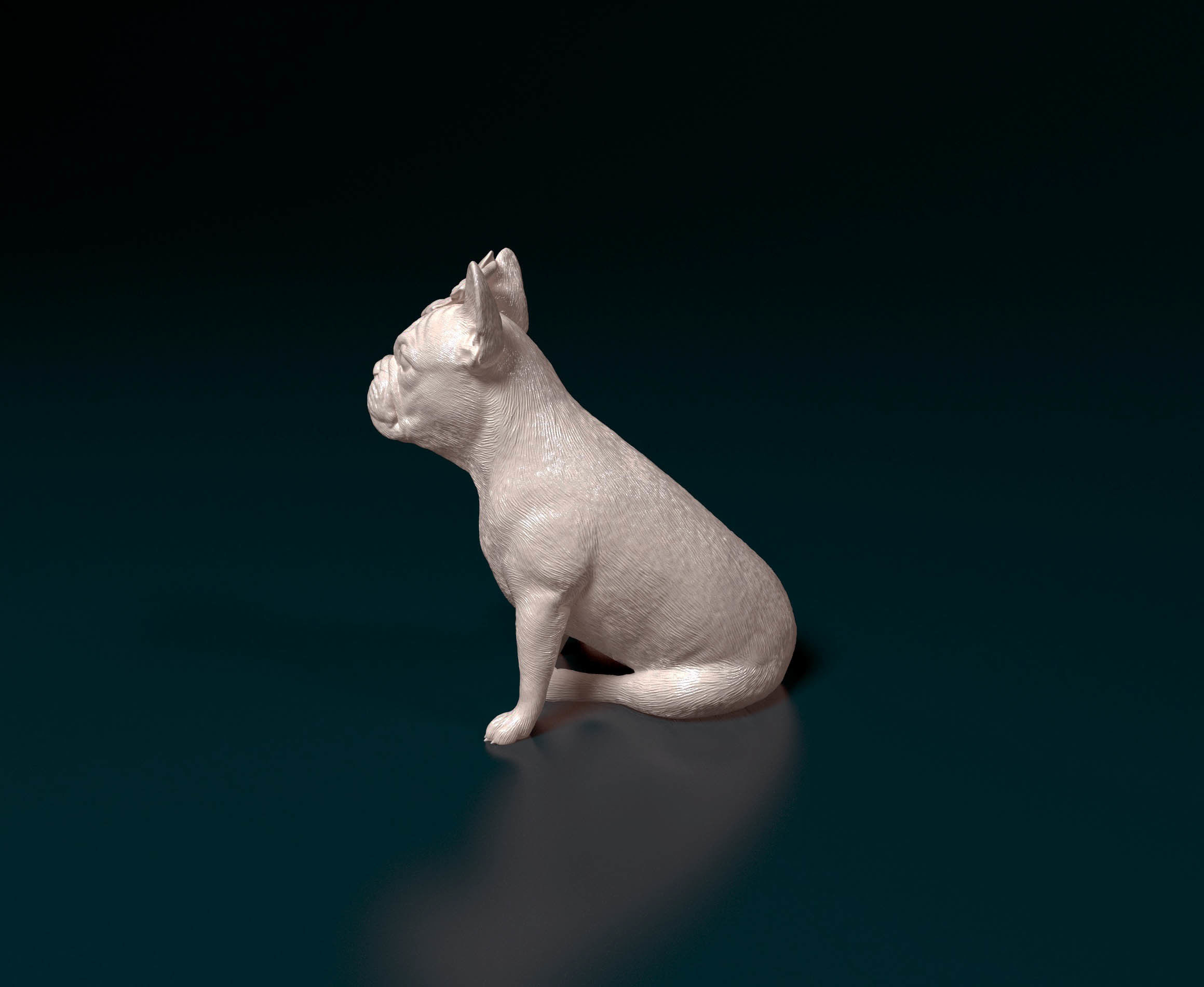 French bulldog 012 3D print model_4
