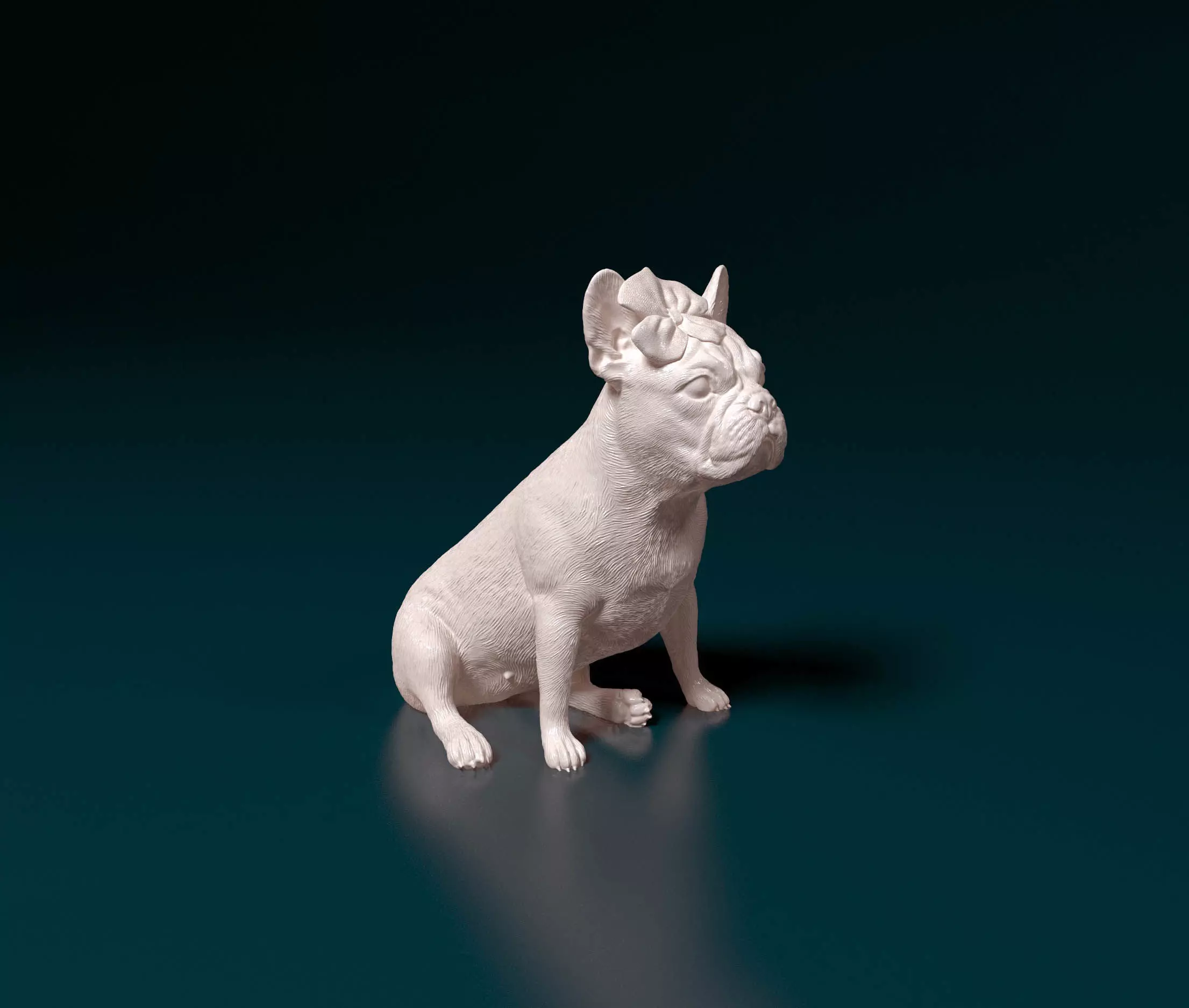 French bulldog 012 3D print model_0