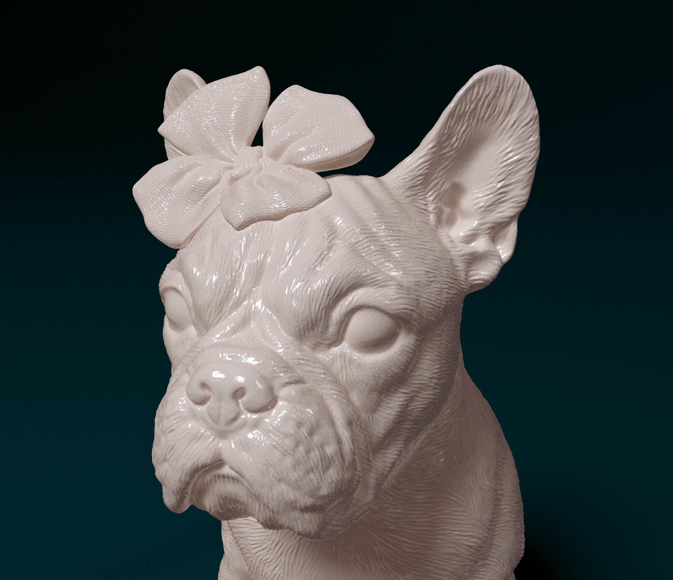 French bulldog 012 3D print model_5