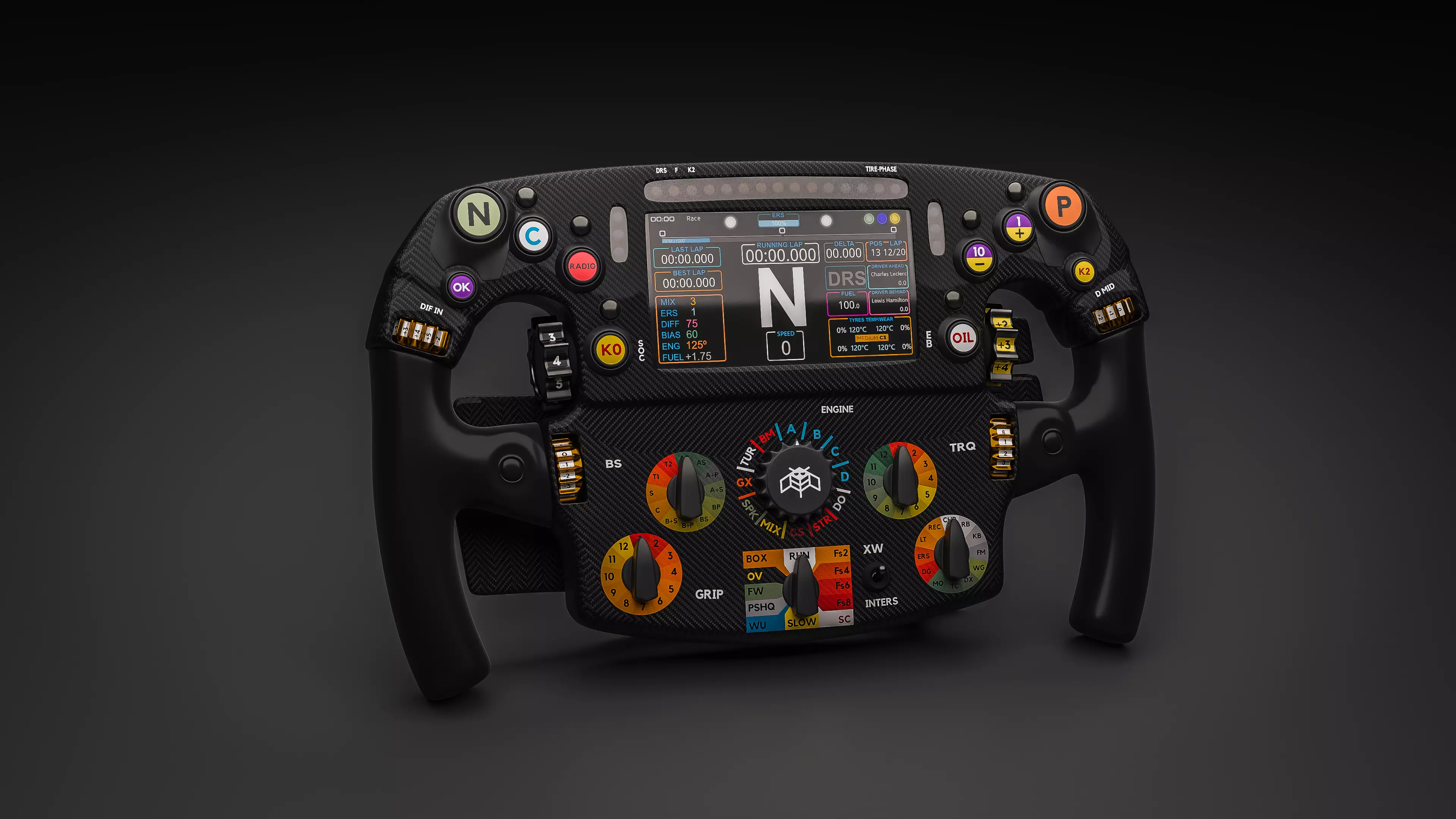 F1 Steering Wheel Free 3D model