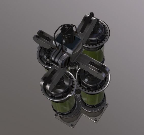 Incubator Low-poly 3D model_4