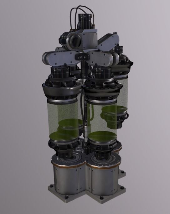 Incubator Low-poly 3D model_3