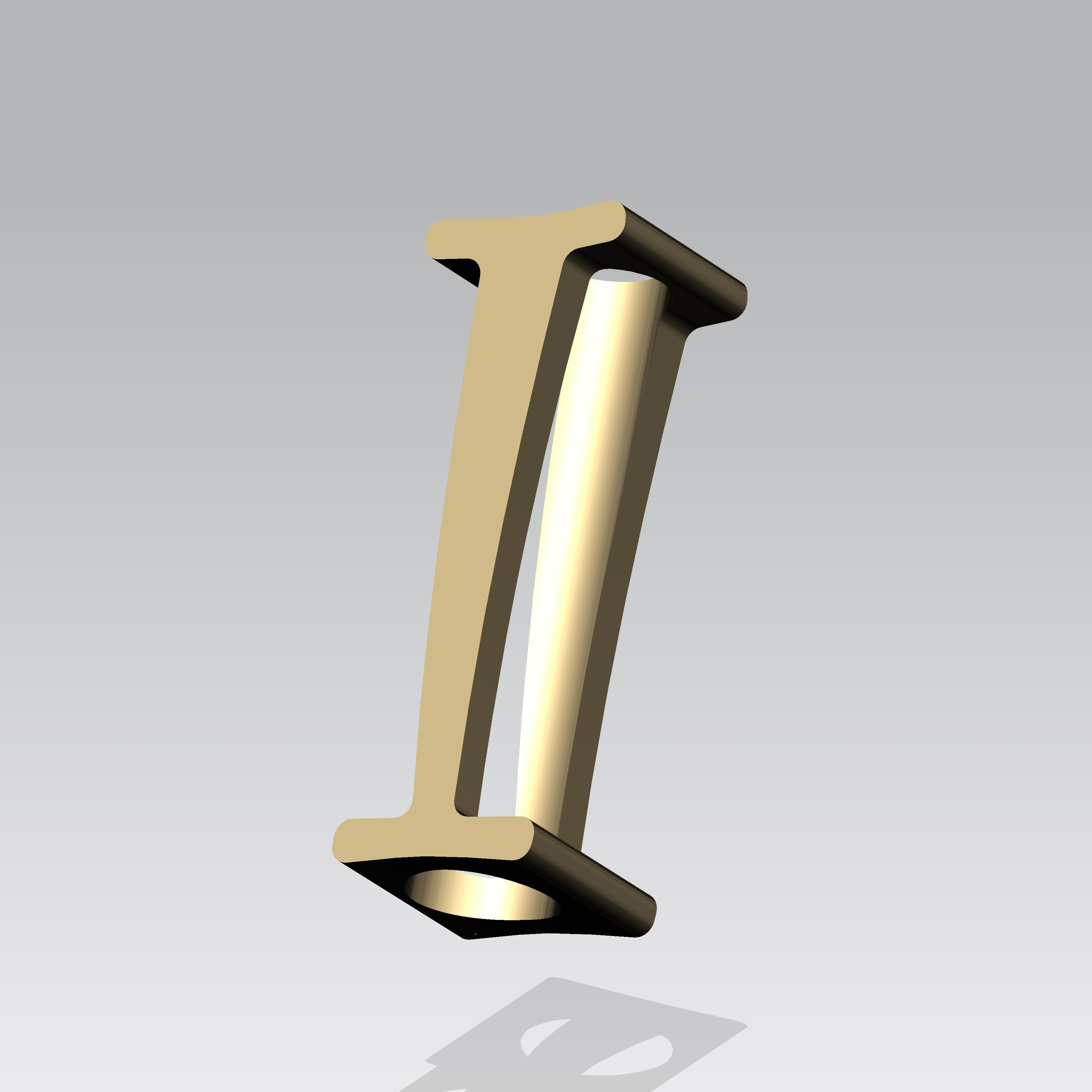 Straw Buddy 3D Model - I Shape 3D print model_2