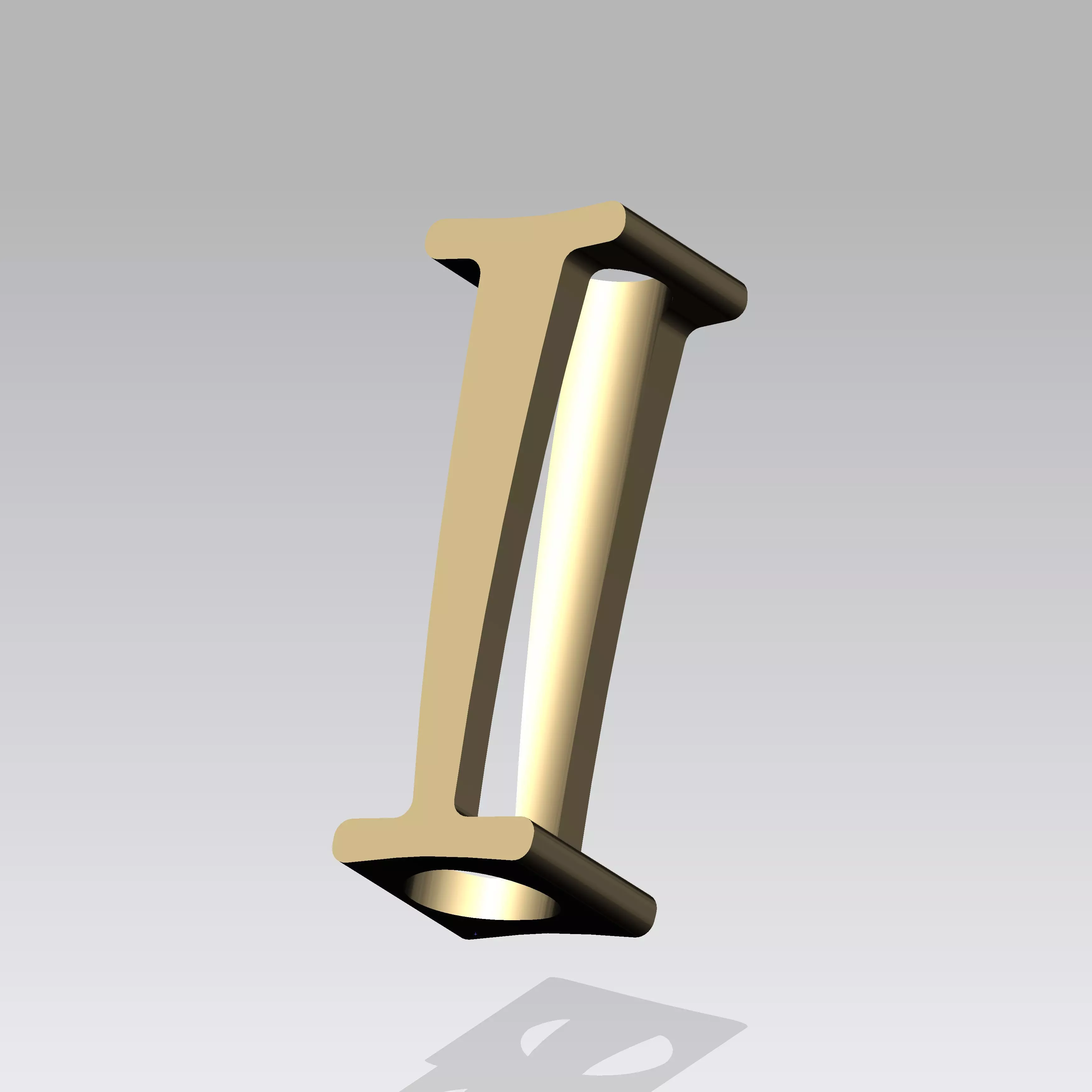 Straw Buddy 3D Model - I Shape 3D print model_0