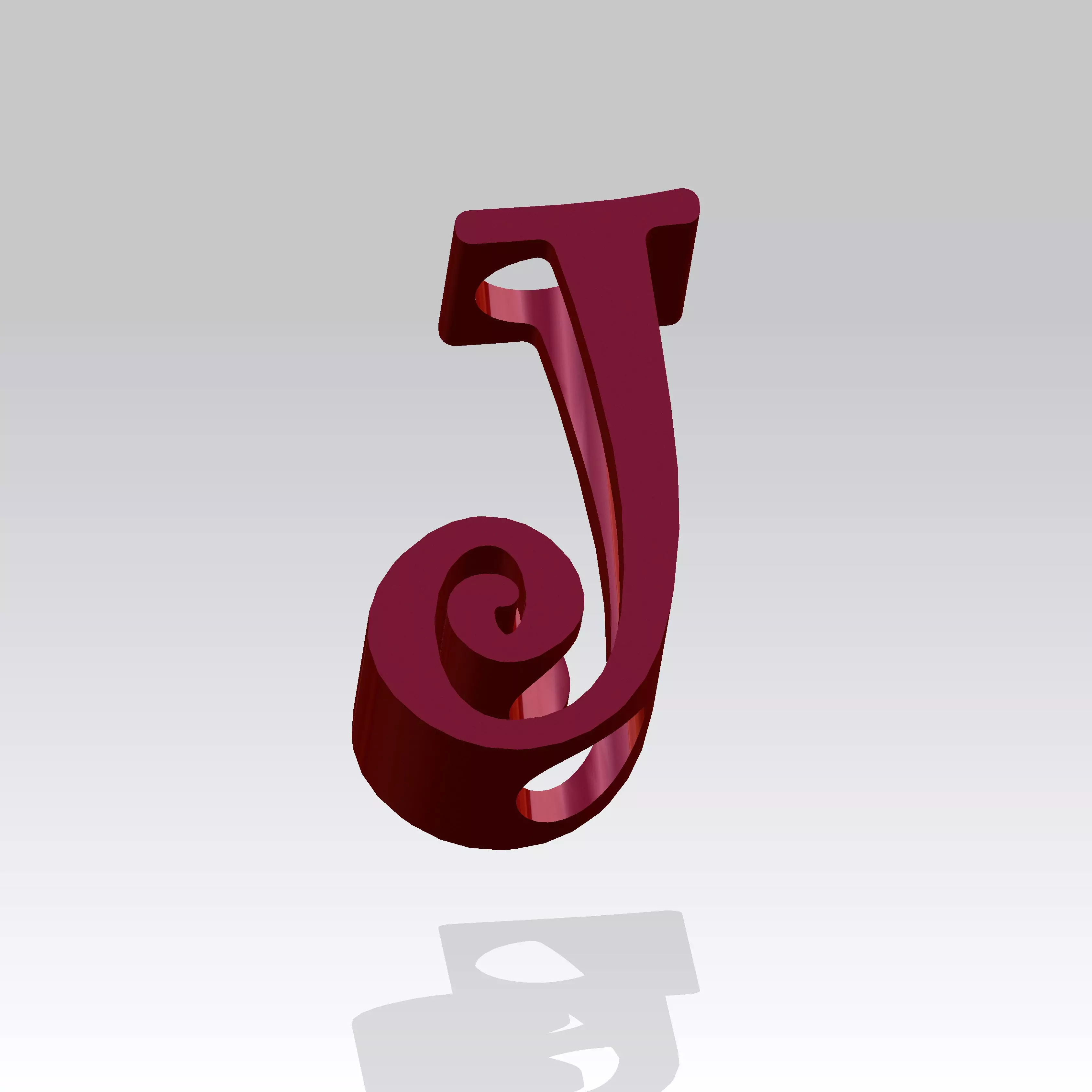 J Straw Buddy 3D Model The Perfect Party Accessory 3D print model_0