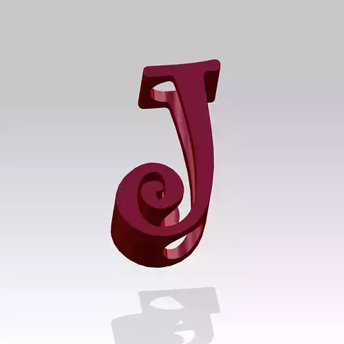 J Straw Buddy 3D Model The Perfect Party Accessory 3D print model
