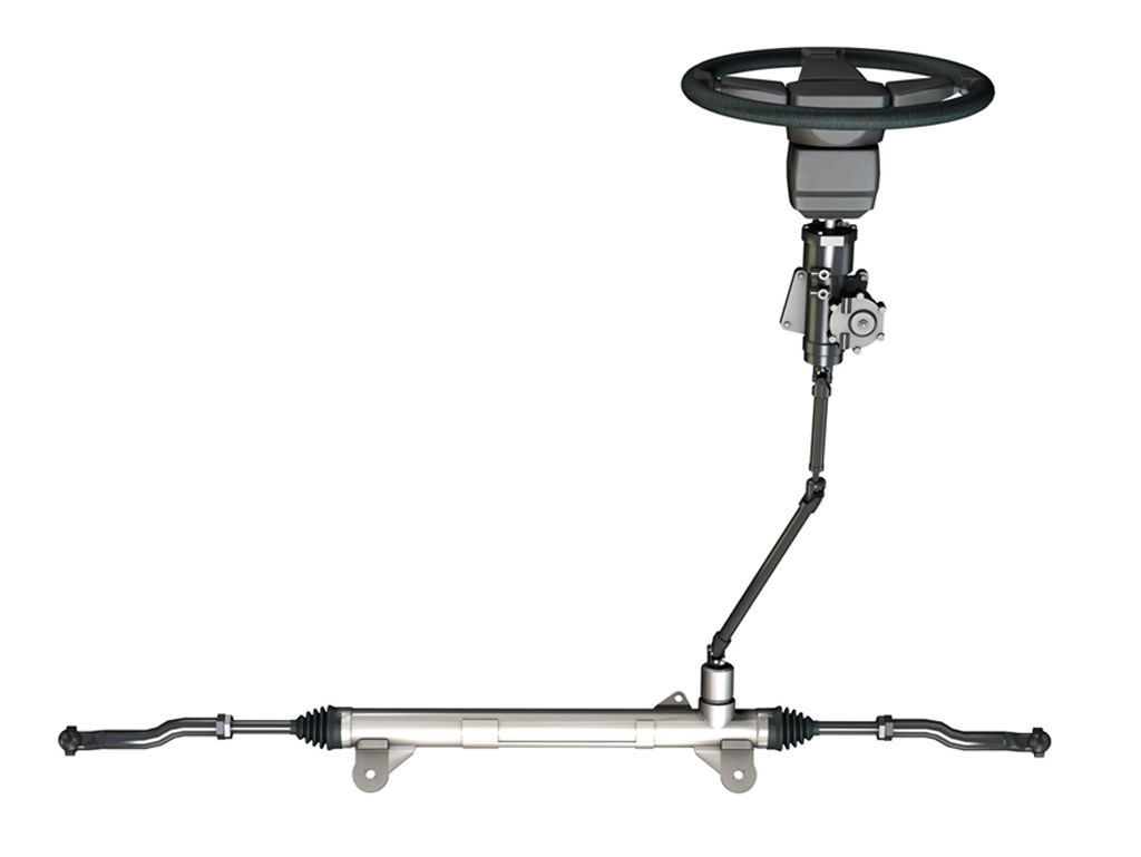 Steering System 3D model_4