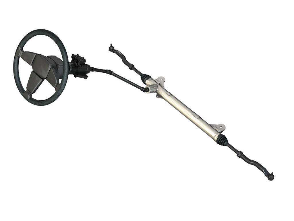 Steering System 3D model_2
