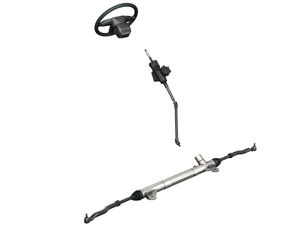 Steering System 3D model_6