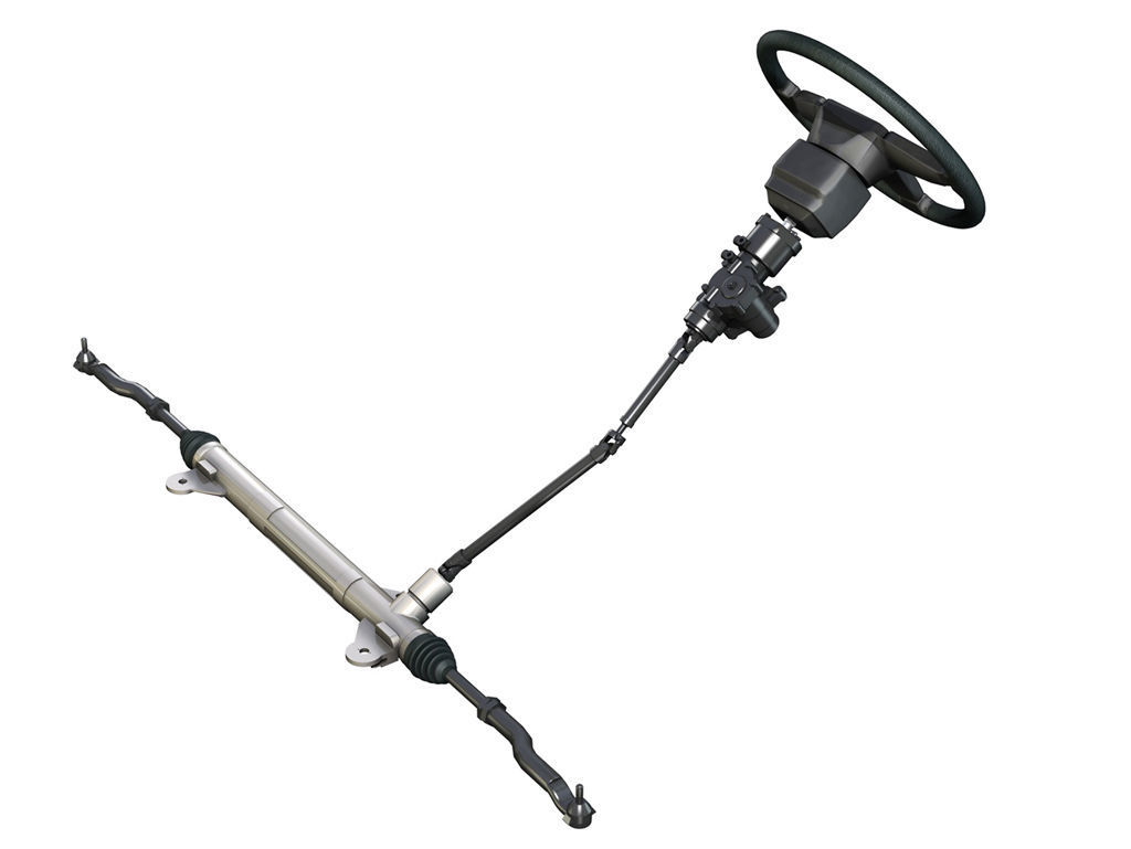 Steering System 3D model_3