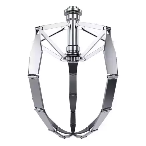Metal Claw 3 with Rig 3D model