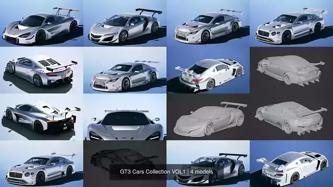 GT3 Cars Collection VOL1