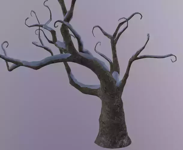 Big Tree  Low-poly 3D model