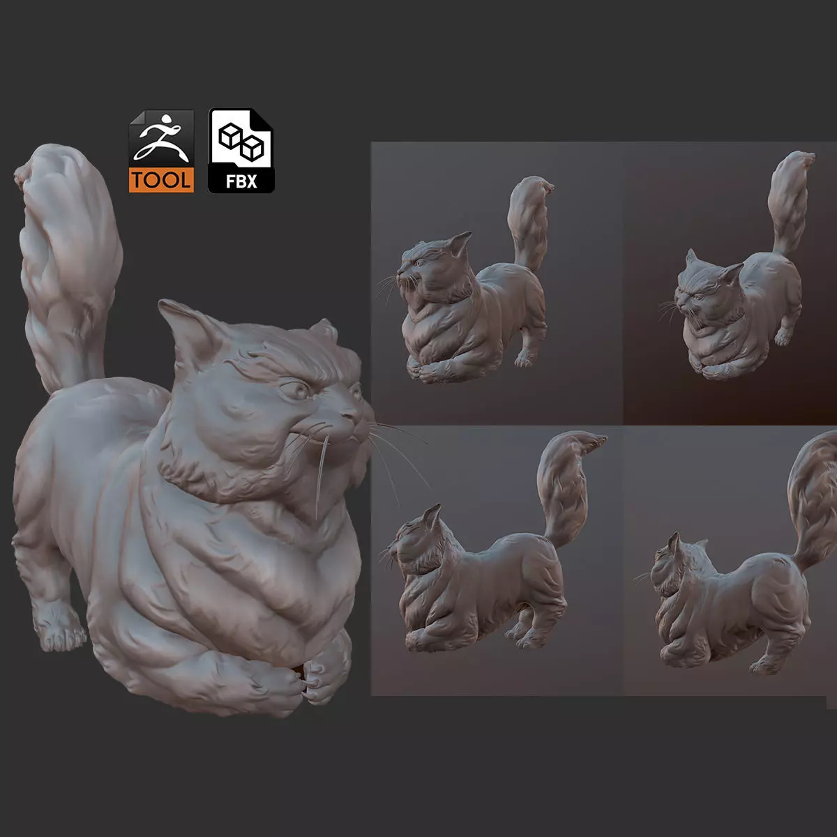 The Cat 3D model_0