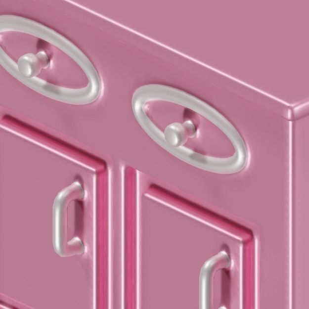 Kids Storage Cupboard 3D model_3