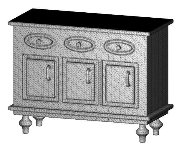 Kids Storage Cupboard 3D model_4