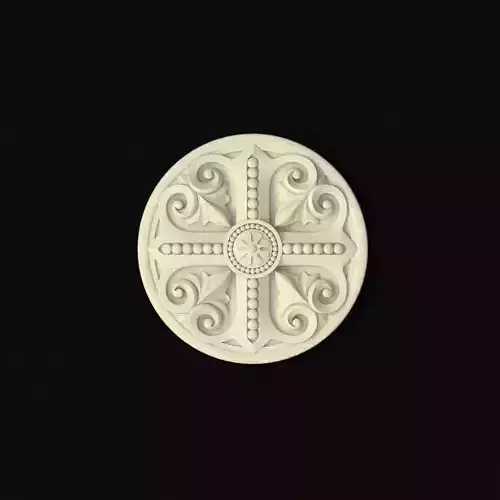 Central decor ornament for furniture