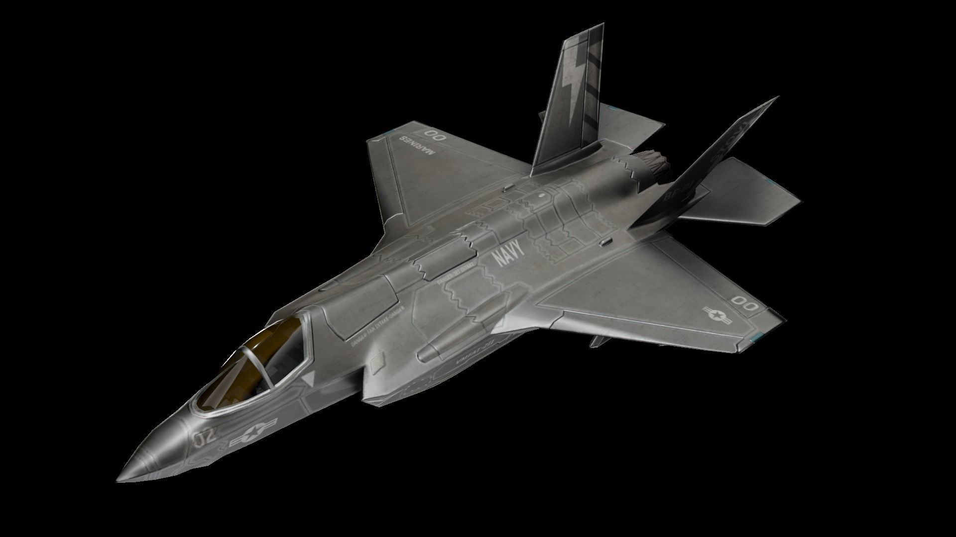 3D model Lockheed Martin F-35 Lightning VR / AR / low-poly | CGTrader