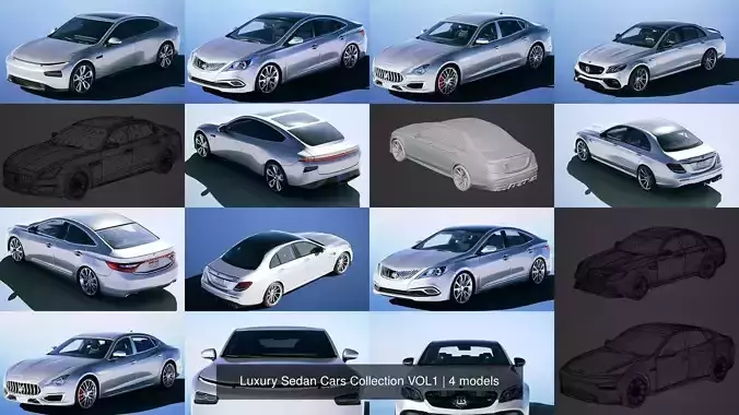 Sedan Cars Collection VOL2