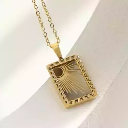 Sun Necklace  3D print model
