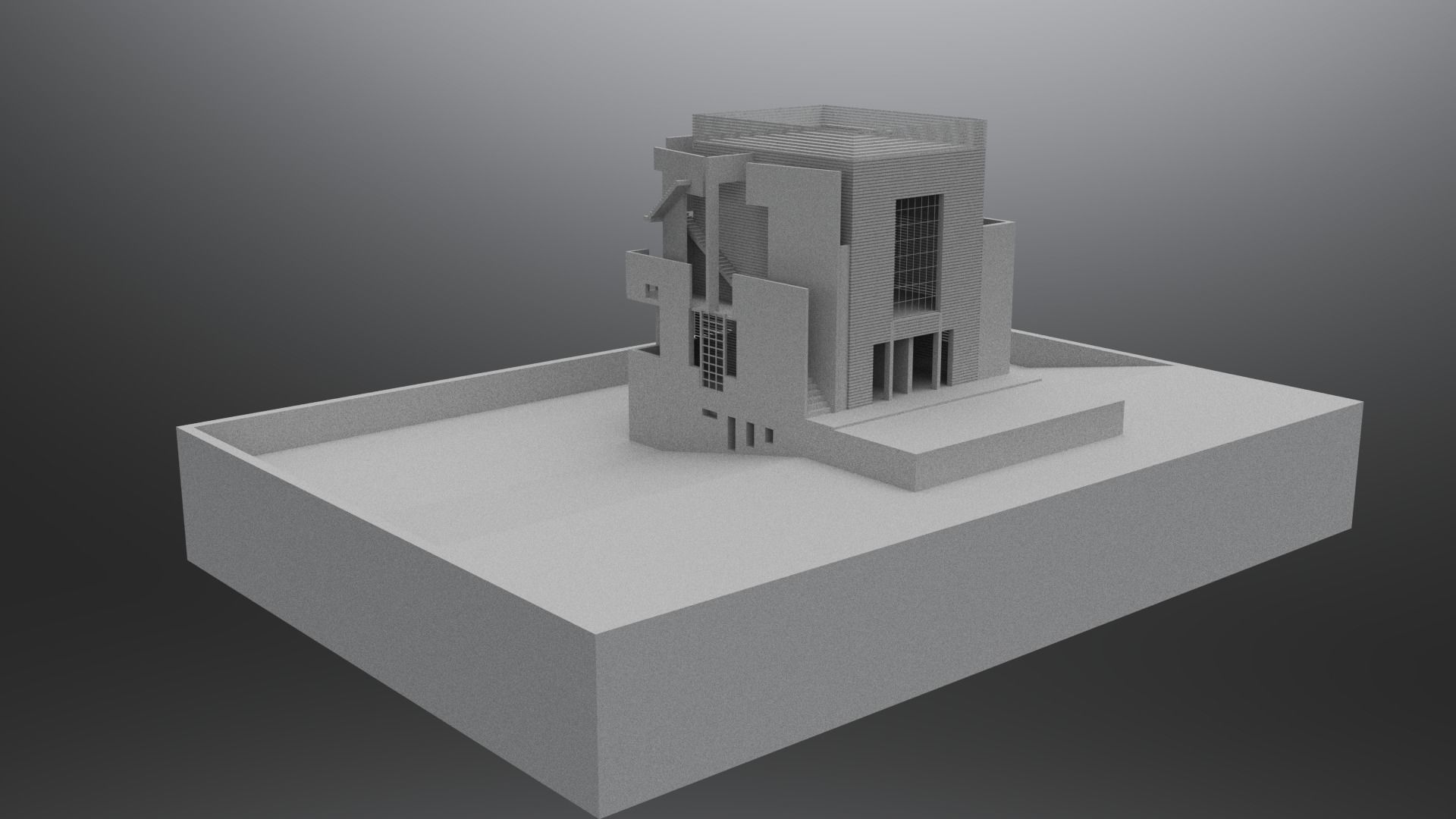 Sixth Street Residence Project by Thom Mayne with Andrew Zago 3D model_1