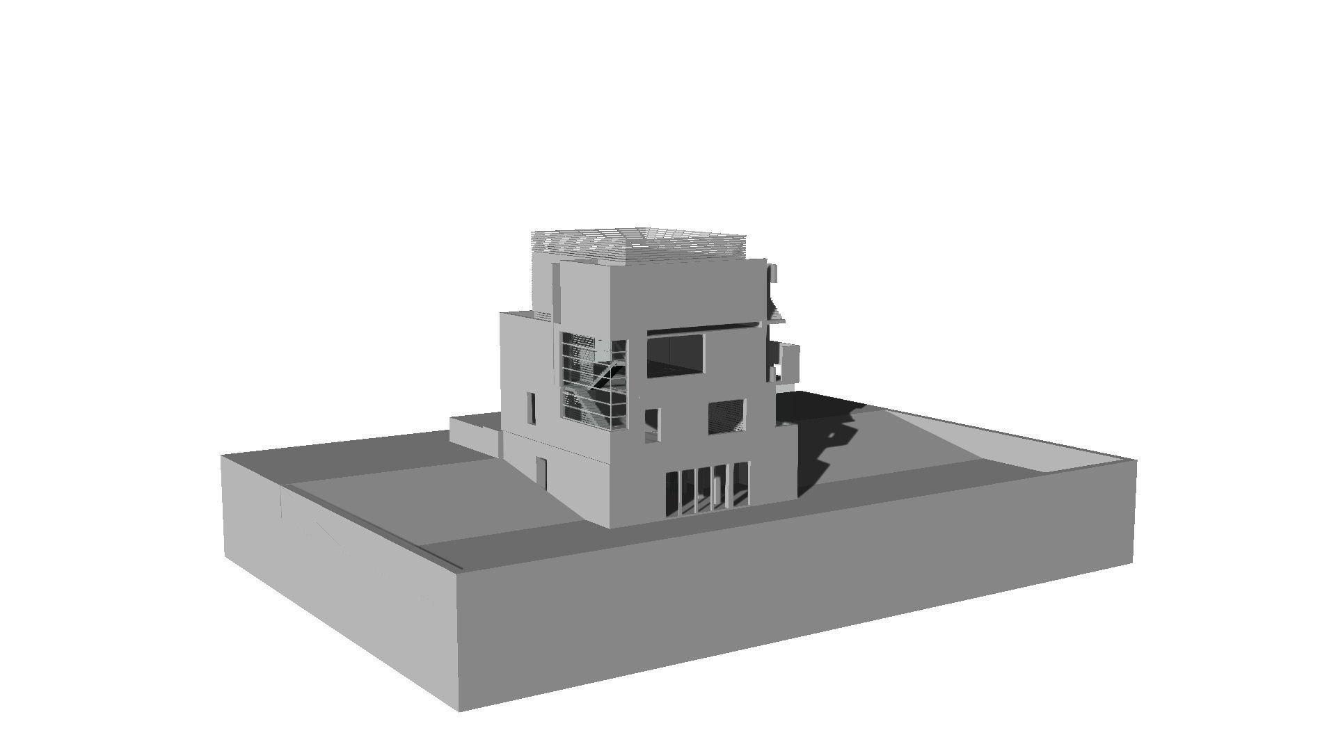Sixth Street Residence Project by Thom Mayne with Andrew Zago 3D model_6