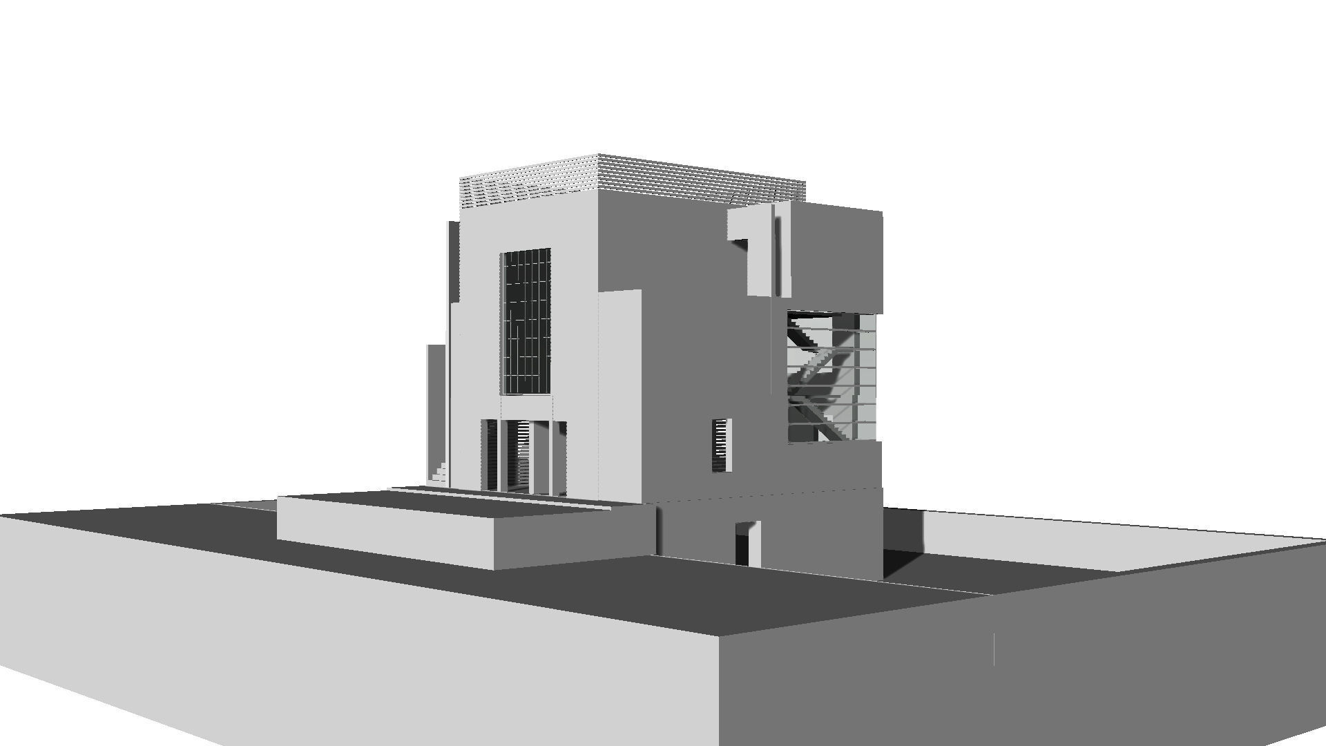 Sixth Street Residence Project by Thom Mayne with Andrew Zago 3D model_7