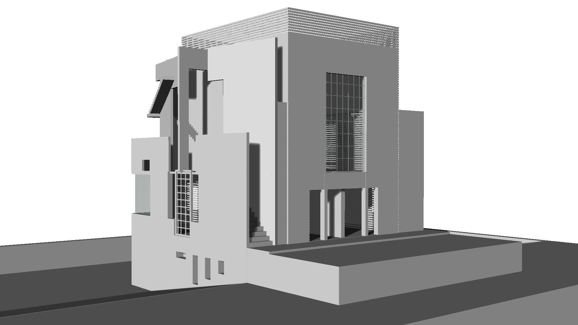 Sixth Street Residence Project by Thom Mayne with Andrew Zago 3D model_3